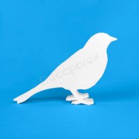 Oiseau en polystyrène pour décoration