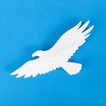 Aigle en polystyrène pour décoration