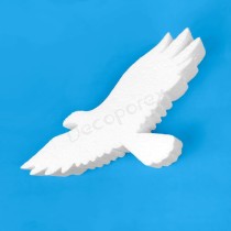 Aigle en polystyrène pour décoration