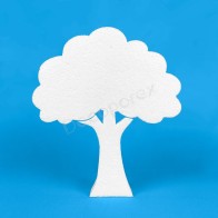 Arbre en polystyrène pour décoration