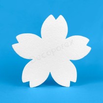 Flor de cerezo en poliestireno para manualidades