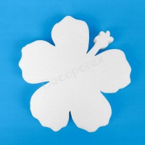 Polystyrene hibiscus flower for tropical decoration