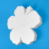 Polystyrene hibiscus flower for tropical decoration
