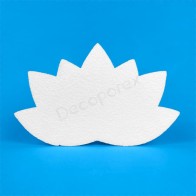 Fiore di loto in polistirolo decorativo
