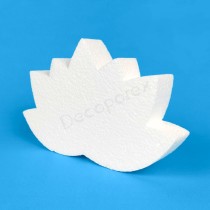 Fleur de lotus en polystyrène décoratif