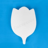 Polystyrene tulip flower for spring decoration