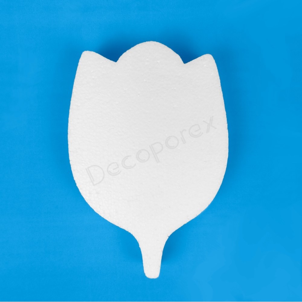 Polystyrene tulip flower for spring decoration