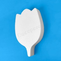 Fiore di tulipano in polistirolo decorativo