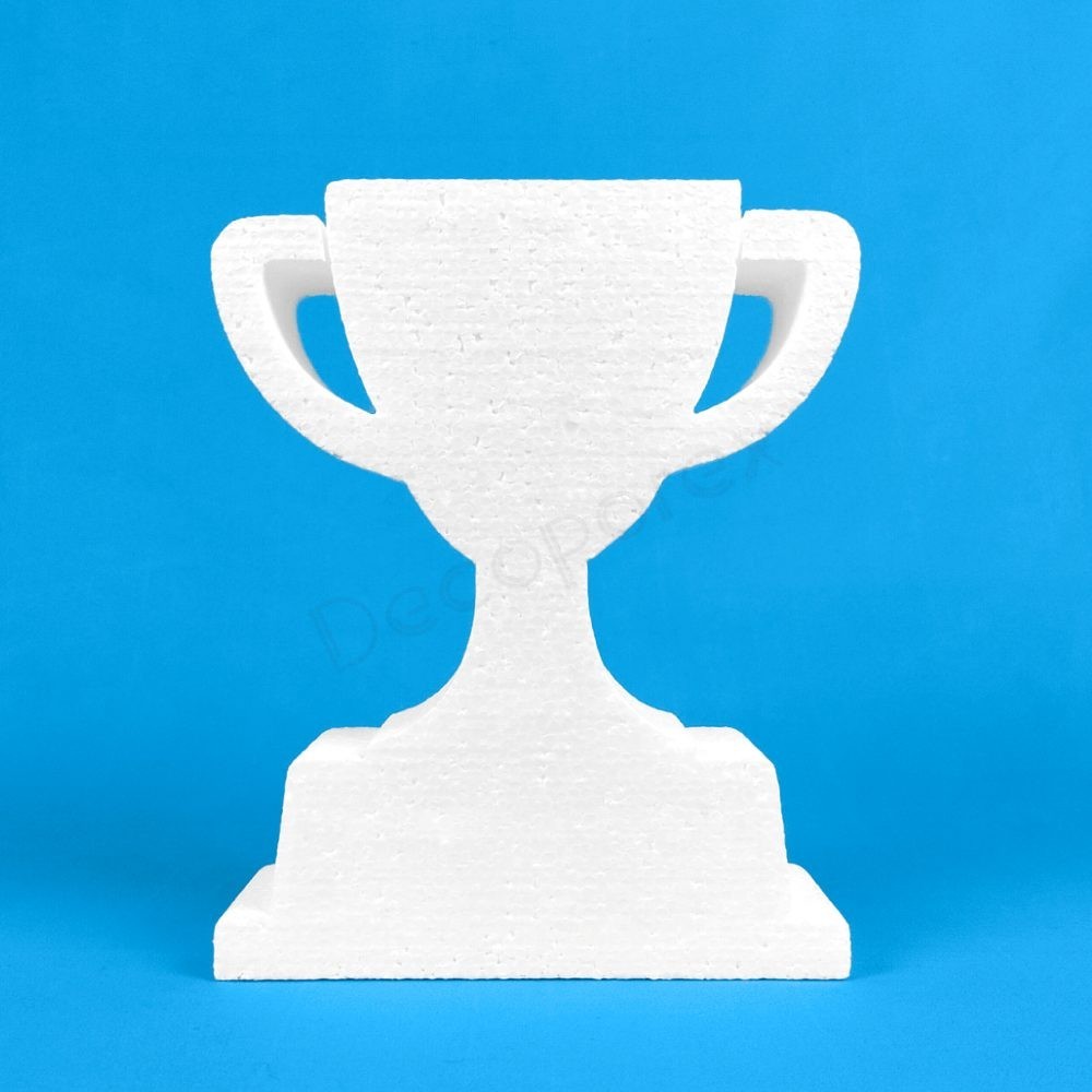 Trofeo de poliestireno para decoración