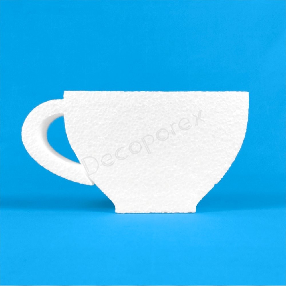Tasse à café en polystyrène décoratif