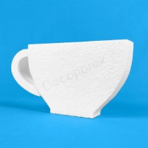 Polystyrene coffee cup shape for decoration