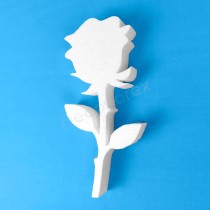 Polystyrene rose shape for floral decoration