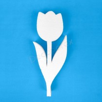 Polystyrene tulip flower for decoration