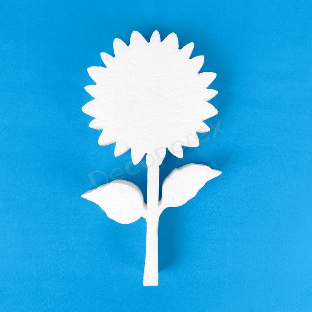 Tournesol en polystyrène pour décoration