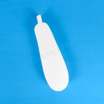 Polystyrene zucchini for decoration