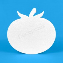 Tomate de poliestireno para decoración
