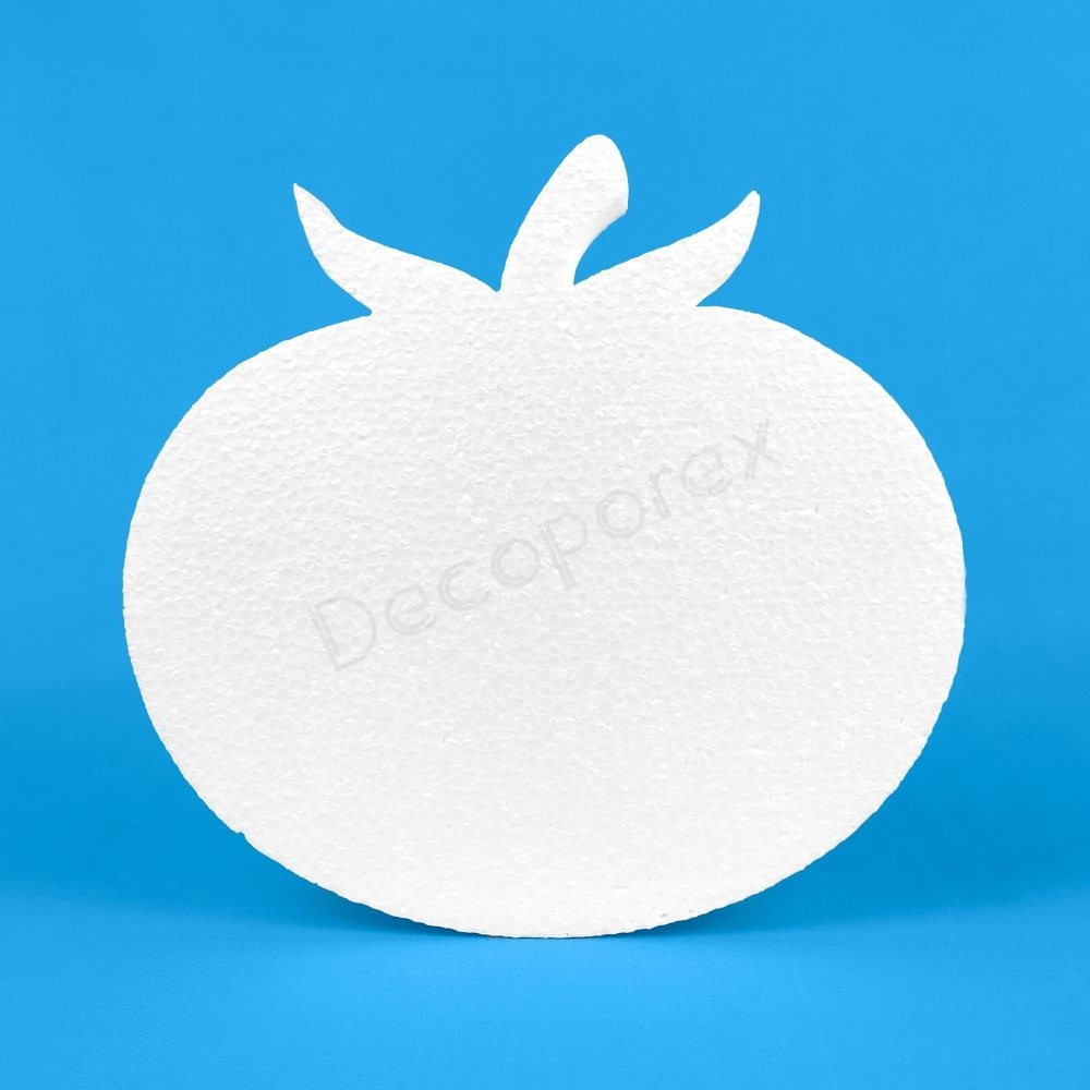 Tomate en polystyrène pour décoration