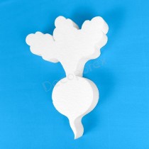 Rábano de poliestireno para decoración