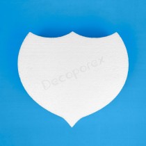 Rayo Vallecano crest polystyrene decoration