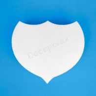 Rayo Vallecano crest polystyrene decoration