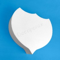 Rayo Vallecano crest polystyrene decoration