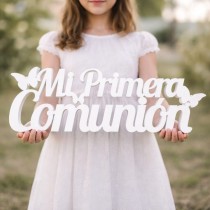 My First Communion butterflies polystyrene 75 cm