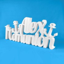 1st Communion personalized name polystyrene anchors