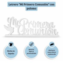 My First Communion polystyrene lettering dove 67 cm