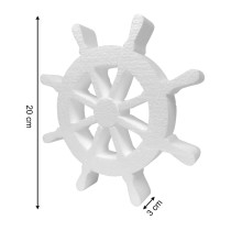 Timón de barco en corcho