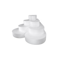 Base de gâteau en polystyrène cœur 4 étages pour mariages, candy bars romantiques et faux gâteaux décoratifs