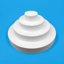 Polystyrene cake base round 4 tiers for decorative baking, classic shop windows and tiered dummy cakes