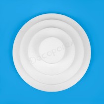 Polystyrene cake base round 4 tiers for decorative baking, classic shop windows and tiered dummy cakes