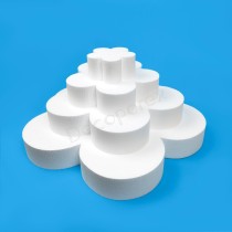 Polystyrene cake base flower 4 tiers for creative events, themed decoration and original shop displays