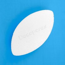 Pallone da rugby in polistirolo decorativo