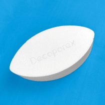 Rugbyball aus Styropor für Dekoration