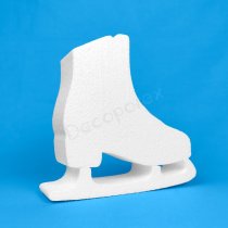 Schlittschuh aus Styropor Winter Dekoration