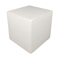 20x20x20 cm polystyrene block | Pack of 1