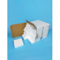 Polystyrolblock 10x10x3 cm | Basteln