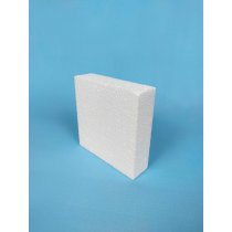 Blocco polistirolo 10x10x3 cm | Hobby creativi