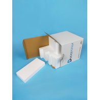 Blocco polistirolo 20x10x3 cm | Confezione 12