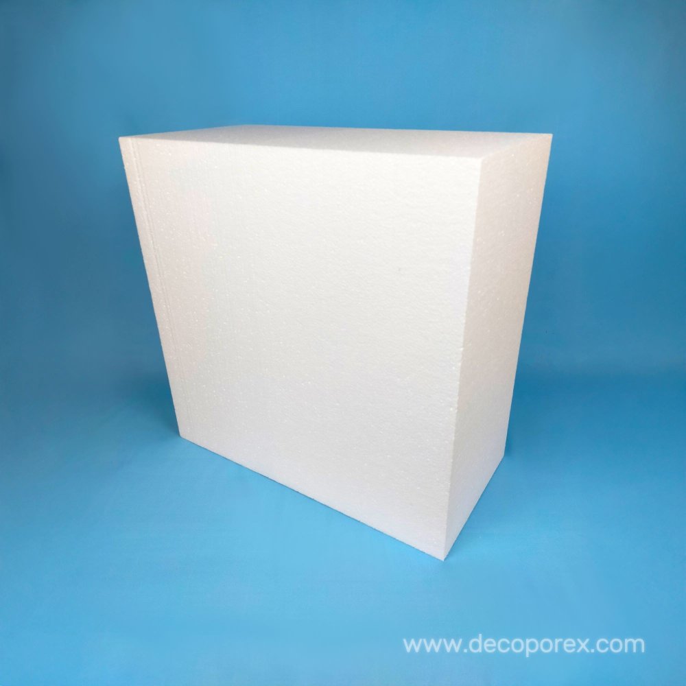 Bloque de poliestireno 40x40x20 cm | Pack 1