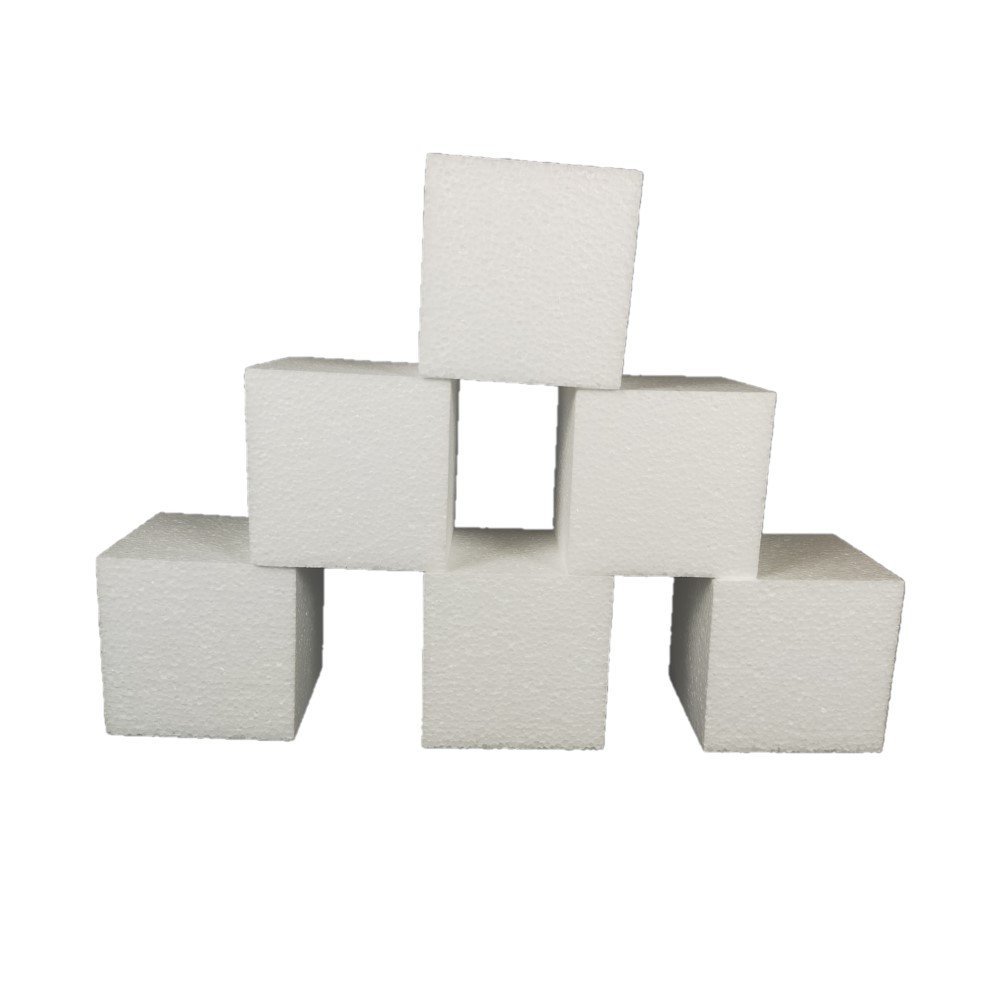 Bloque de porexpan 10x10x10 cm | Manualidades