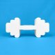 Hantel aus Styropor Fitness Dekoration