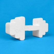 Dumbbell polystyrene fitness decoration