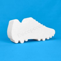 Chaussures football polystyrène décoration
