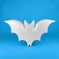 Pipistrello in polistirolo per decorazioni Halloween e feste horror