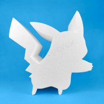 Silhouette de Pokémon Pikachu en polystyrène