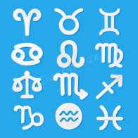 Signos del zodiaco de poliestireno decoración