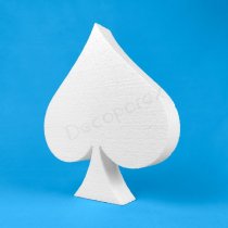 Símbolos de cartas de poliestireno decoración