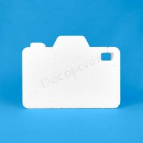 Polystyrene camera decoration